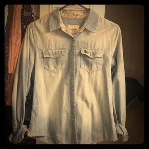 Abercrombie & Fitch button down denim cardigan